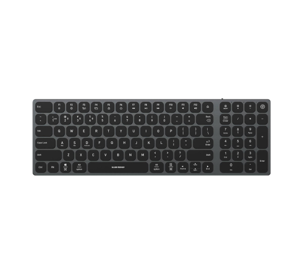 SILVER MONKEY Alu Keys Mini Premium Backlight Black SMA258 - 1266241 - zdjęcie